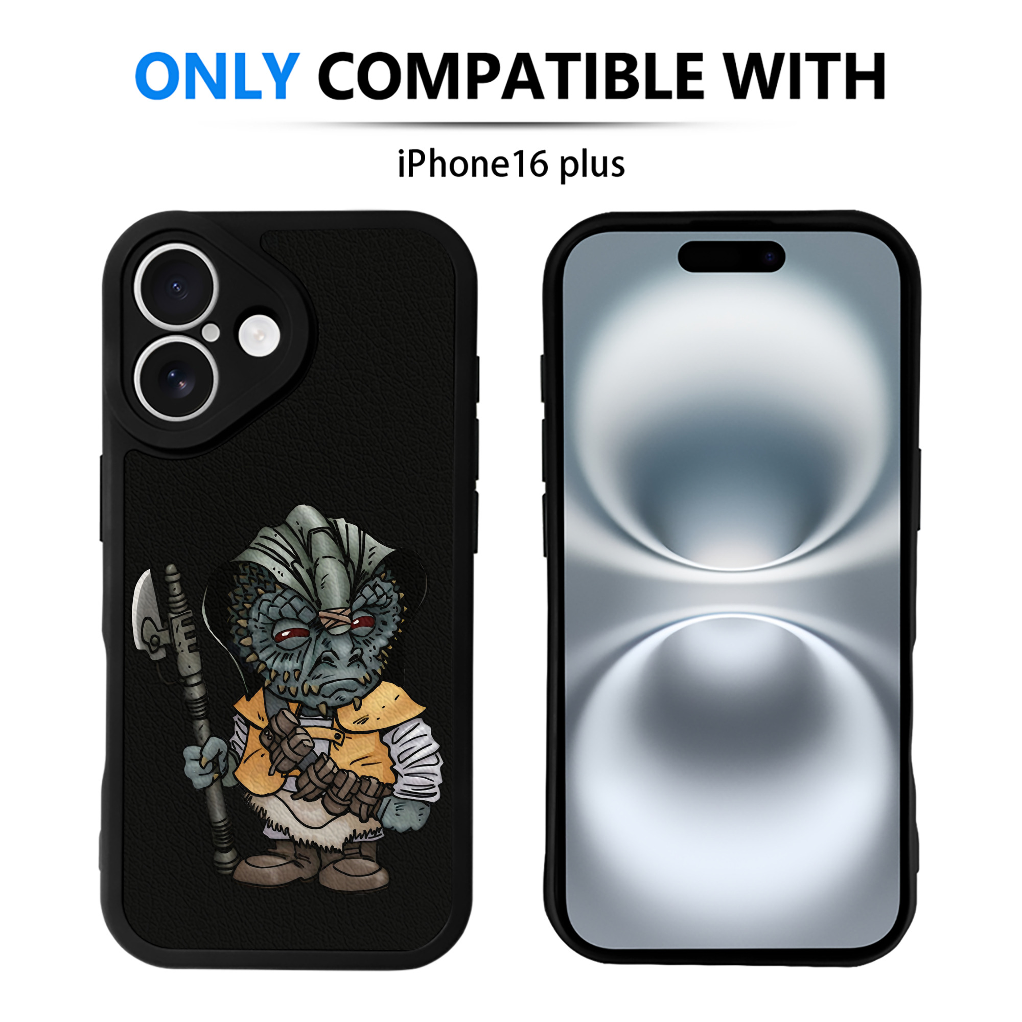 （画像用） スター・ウォーズ Star Wars 【iPhone 16シリーズ対応】シリコンスマホケース（レザー調） 材質：シリコン